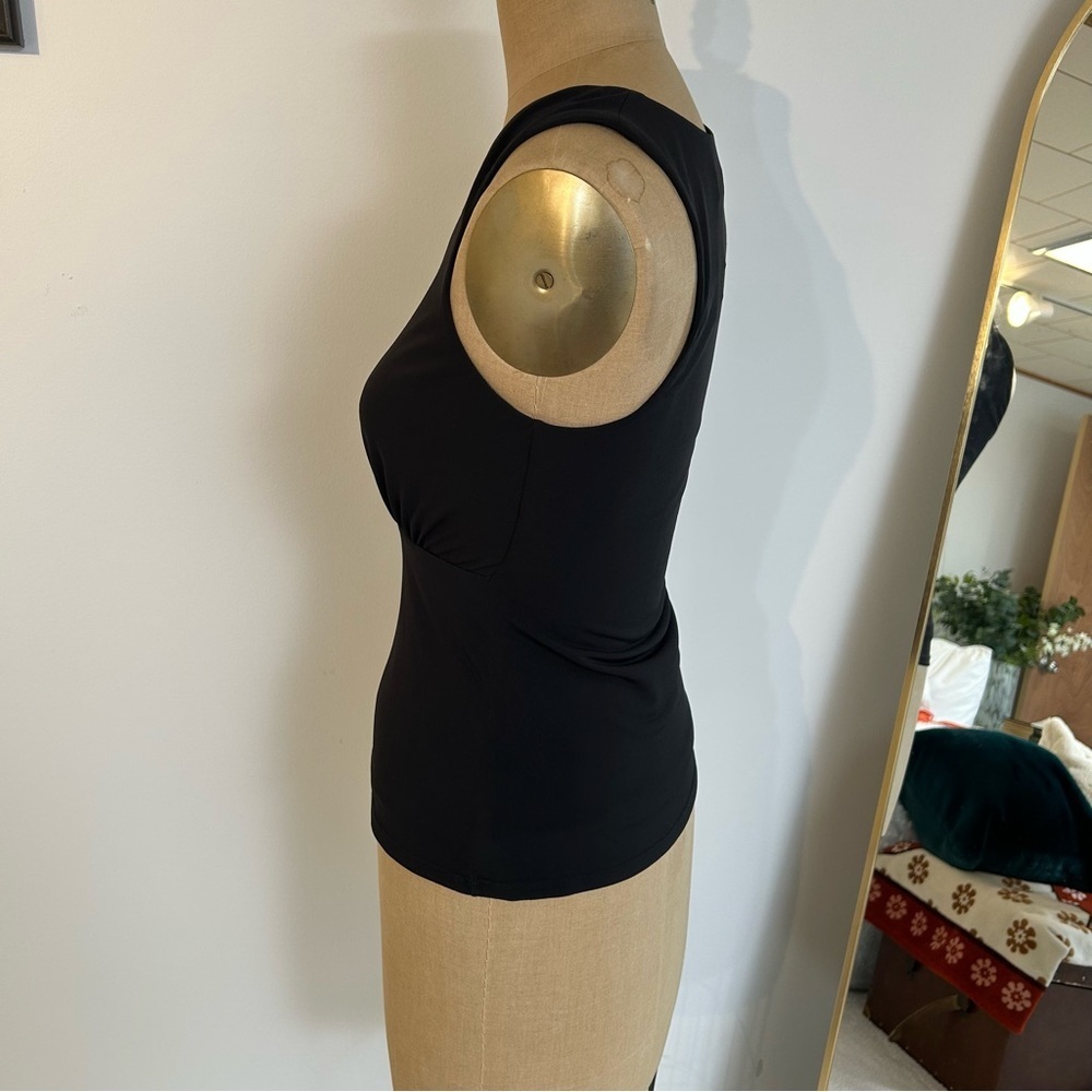 Amour Vert Black v-neck Tank Top NWT! - Picture 5 of 10